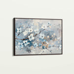 Floral 701 Canvas Art 60 x 40 cm / Black