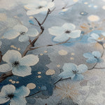 Floral 701 Canvas Art 60 x 40 cm / Black