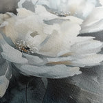 Floral 702 Canvas Art 60 x 40 cm / Black