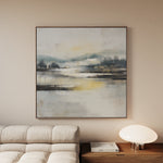 Abstract 703 Canvas Art 60 x 60 cm / Black