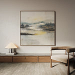 Abstract 703 Canvas Art 60 x 60 cm / Black