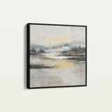 Abstract 703 Canvas Art 60 x 60 cm / Black