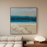 Abstract 704 Canvas Art 60 x 60 cm / Black