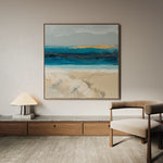 Abstract 704 Canvas Art 60 x 60 cm / Black
