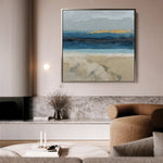 Abstract 704 Canvas Art 60 x 60 cm / Black