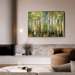 Floral 704 Canvas Art 60 x 40 cm / Black