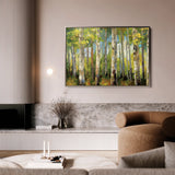 Floral 704 Canvas Art 60 x 40 cm / Black