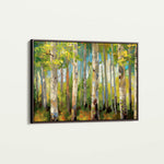 Floral 704 Canvas Art 60 x 40 cm / Black