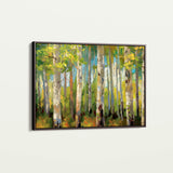 Floral 704 Canvas Art 60 x 40 cm / Black