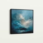 Abstract 705 Canvas Art 60 x 60 cm / Black