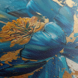 Floral 705 Canvas Art 60 x 40 cm / Black