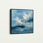 Abstract 706 Canvas Art 60 x 60 cm / Black
