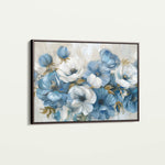 Floral 706 Canvas Art 60 x 40 cm / Black