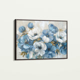 Floral 706 Canvas Art 60 x 40 cm / Black