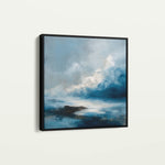 Abstract 707 Canvas Art 60 x 60 cm / Black