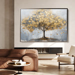 Floral 708 Canvas Art 60 x 40 cm / Black