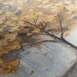 Floral 708 Canvas Art 60 x 40 cm / Black