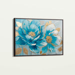 Floral 709 Canvas Art 60 x 40 cm / Black