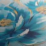 Floral 709 Canvas Art 60 x 40 cm / Black