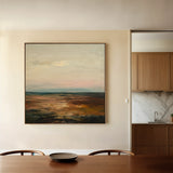 Abstract 710 Canvas Art 60 x 60 cm / Black