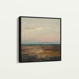 Abstract 710 Canvas Art 60 x 60 cm / Black