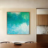 Abstract 711 Canvas Art 60 x 60 cm / Black