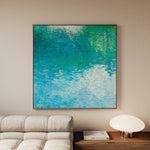 Abstract 711 Canvas Art 60 x 60 cm / Black