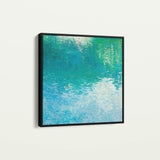 Abstract 711 Canvas Art 60 x 60 cm / Black