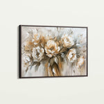 Floral 711 Canvas Art 60 x 40 cm / Black