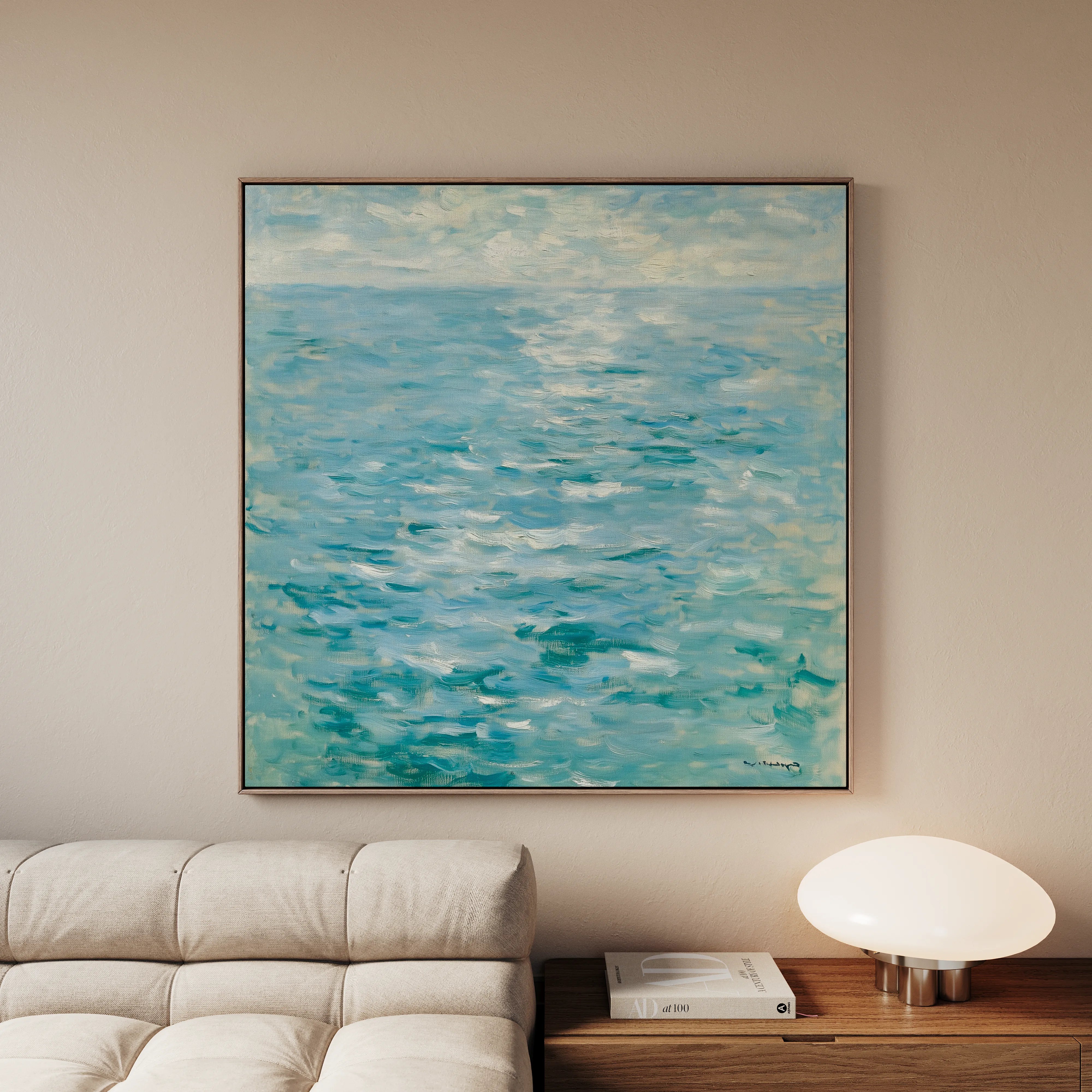 Abstract 712 Canvas Art 60 x 60 cm / Black