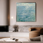 Abstract 712 Canvas Art 60 x 60 cm / Black