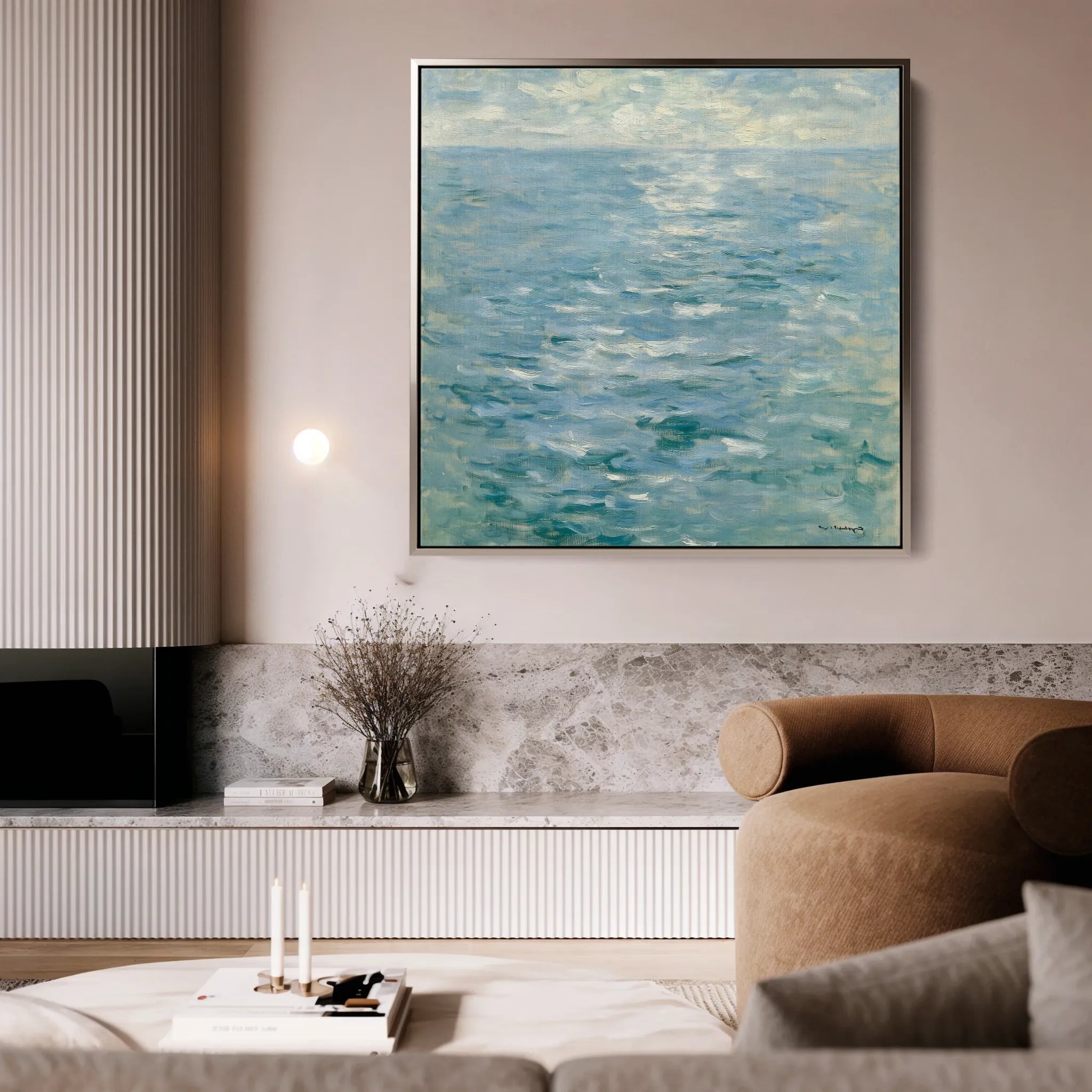 Abstract 712 Canvas Art 60 x 60 cm / Black