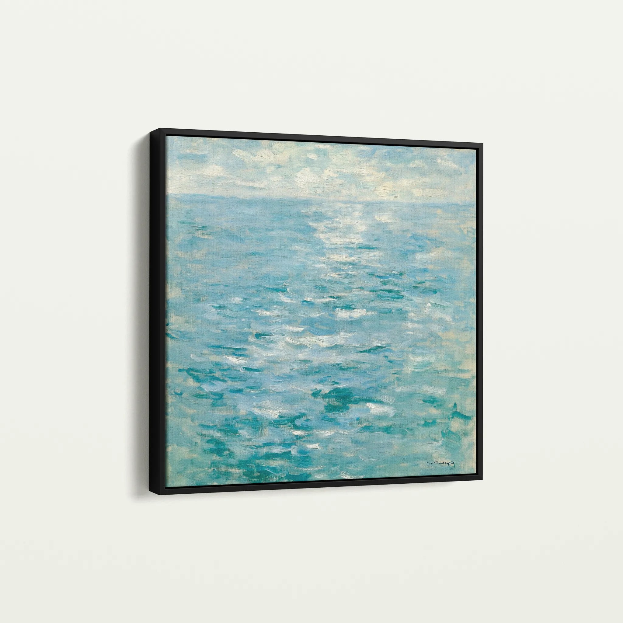 Abstract 712 Canvas Art 60 x 60 cm / Black