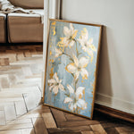 Floral 712 Canvas Art 60 x 40 cm / Black