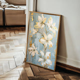 Floral 712 Canvas Art 60 x 40 cm / Black
