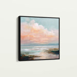 Abstract 713 Canvas Art 60 x 60 cm / Black