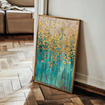 Floral 713 Canvas Art 60 x 40 cm / Black