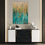 Floral 713 Canvas Art 60 x 40 cm / Black