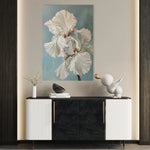 Floral 714 Canvas Art 60 x 40 cm / Black
