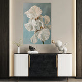 Floral 714 Canvas Art 60 x 40 cm / Black