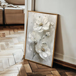 Floral 715 Canvas Art 60 x 40 cm / Black