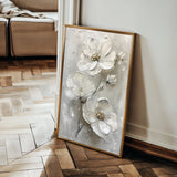 Floral 715 Canvas Art 60 x 40 cm / Black