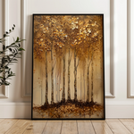 Floral 716 Canvas Art 60 x 40 cm / Black