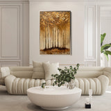 Floral 716 Canvas Art 60 x 40 cm / Black