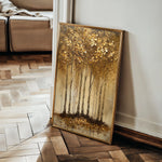 Floral 716 Canvas Art 60 x 40 cm / Black