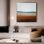 Abstract 718 Canvas Art 60 x 60 cm / Black