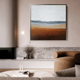 Abstract 718 Canvas Art 60 x 60 cm / Black