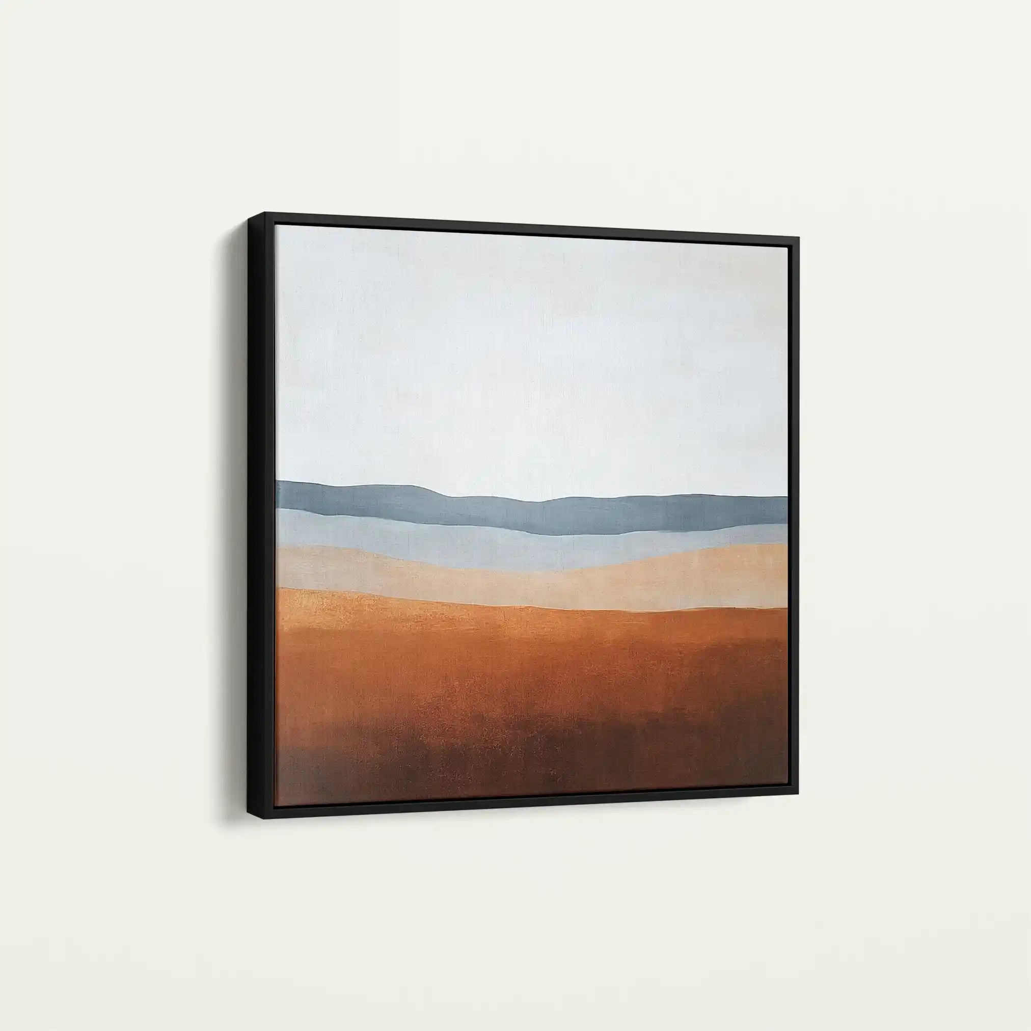 Abstract 718 Canvas Art 60 x 60 cm / Black