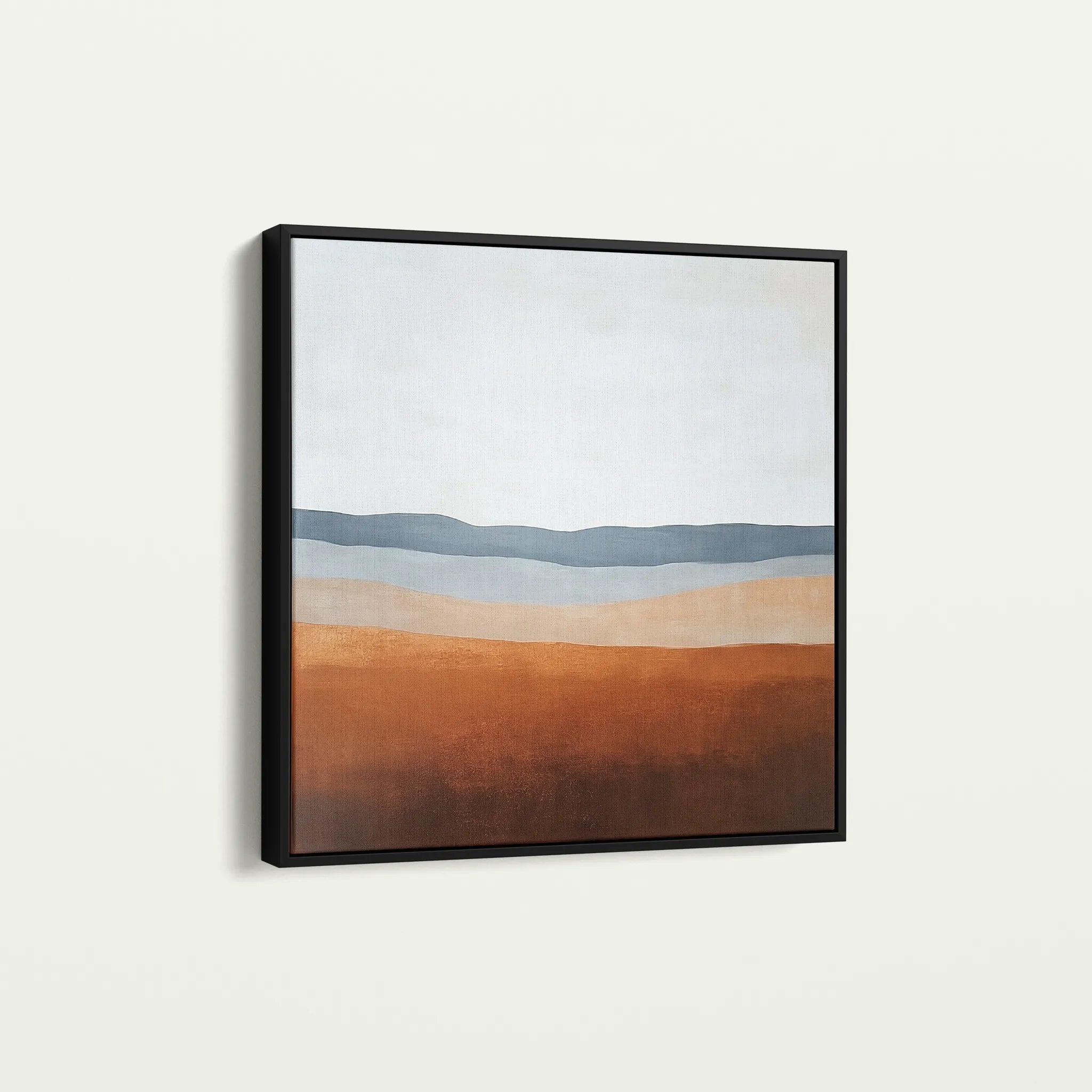 Abstract 718 Canvas Art 60 x 60 cm / Black