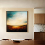 Abstract 719 Canvas Art 60 x 60 cm / Black